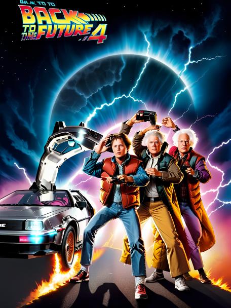 Back to the Future 4, with all the original characters, it's an epic. It's going to be three more movies, a sixology.