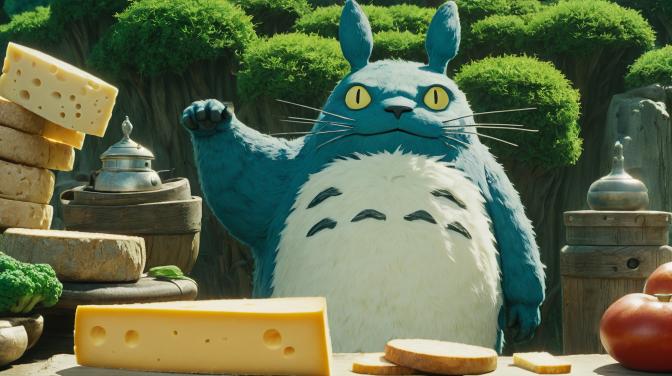 Studio Ghibli King of Cheese