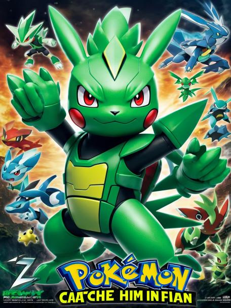 Hash, catch him from Pokemon X, Y, Z with Green Ninja.