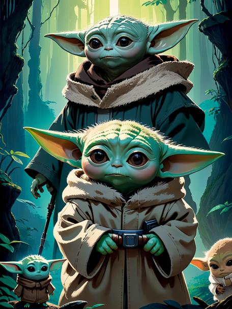 Studio Ghibli and Baby Yoda