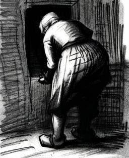AI trying to escape through a painting
