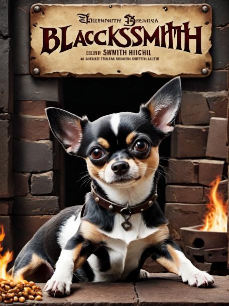 Blacksmith Dwarf with a Chihuahua