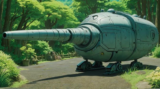 Studio Ghibli, making new weapons.