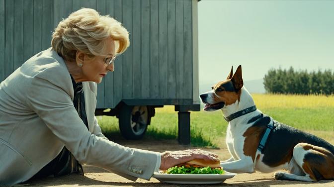 I have to keep feeding the dog. Woof! Woof!