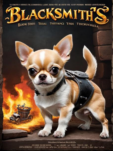 blacksmith's dwarf with a chihuahua