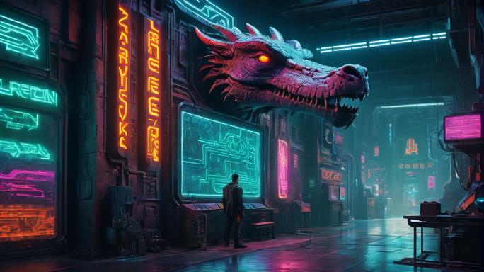 Atreyu and the locked dragon in the never ending story.