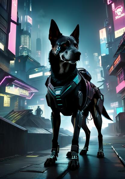 a warrior dog