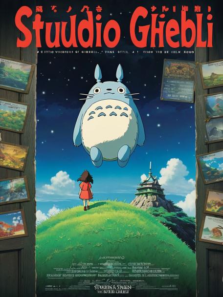 Studio Ghibli in the back room