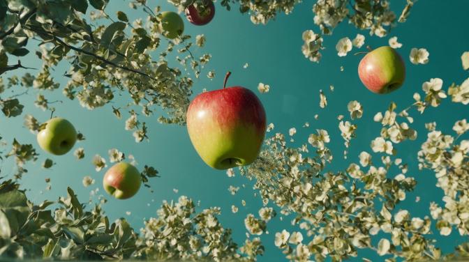 upside down apple pan