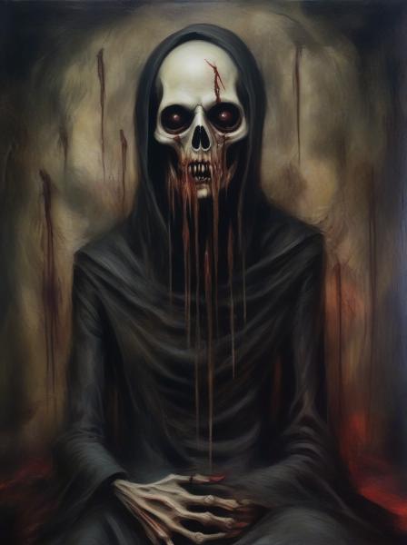 the symbolization of sucking your soul dry from within.