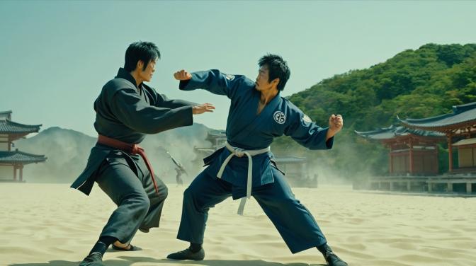 Goju and Yuji Itadori fighting