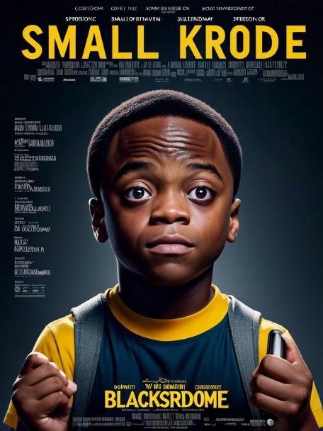 Small black kid with Down syndrome