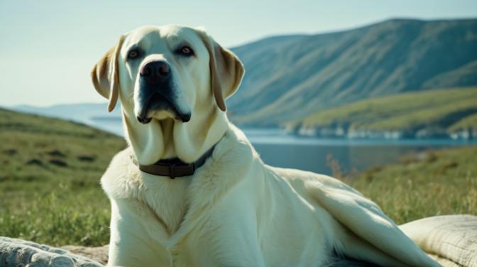 A Labrador chillin'.