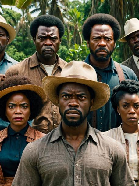 angry black people on the plantation.