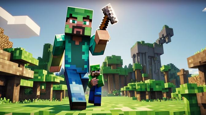 Minecraft movie, but no Jack Black.