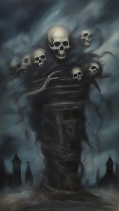 Tornado filled with lost souls.