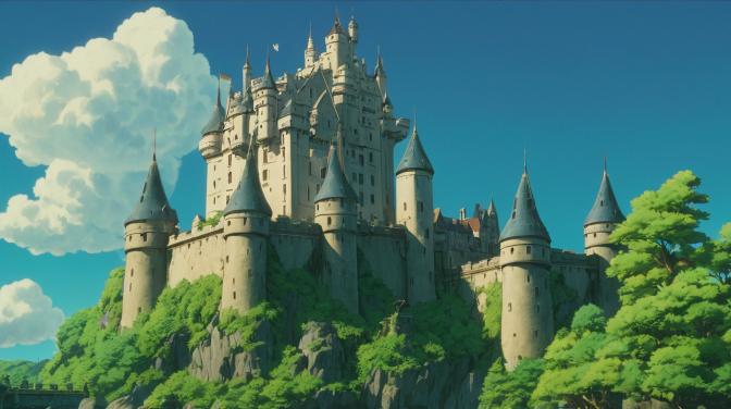 Studio Ghibli and Ancient Castles