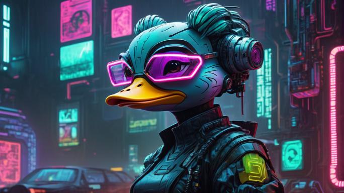 Futuristic Daisy Duck