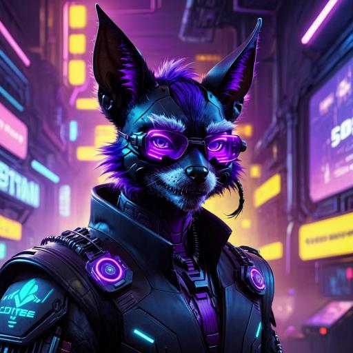 Nightshade, the Purple Bat, Furry