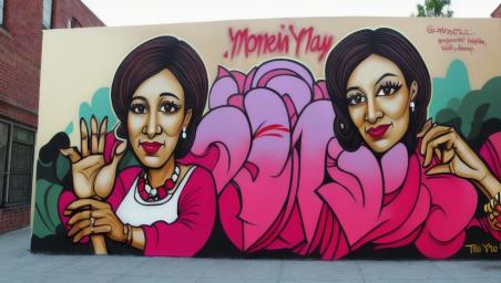 Your mom on a wall,