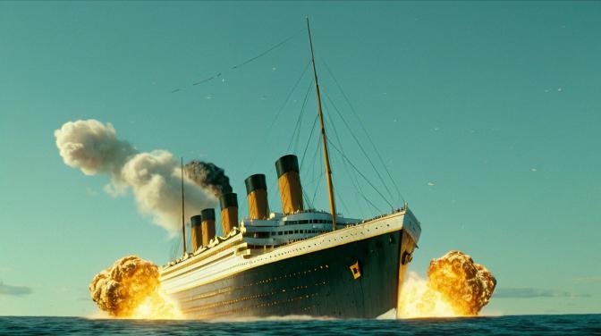 Titanic Explosion