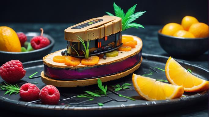 foie gras frais poêlée et sa myriade de fruits des bois.