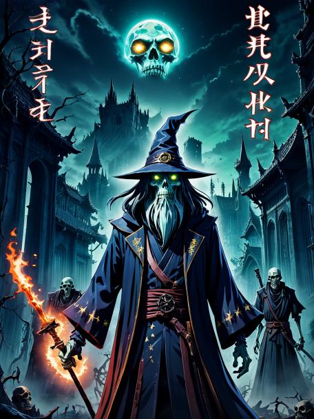 Undead anime wizard