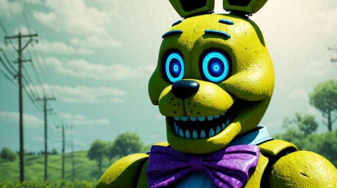 Generate Spring Bonnie from FNAF.