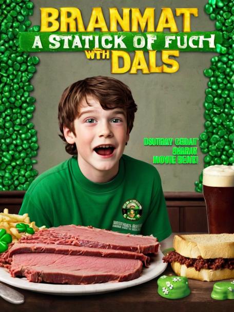 A random guy kid on st. Patrick's Day that eats too much corned beef that he dies