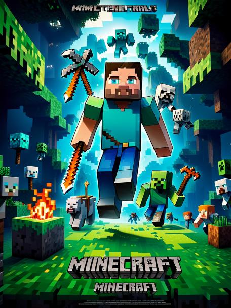 Minecraft movie with only Jack Black.