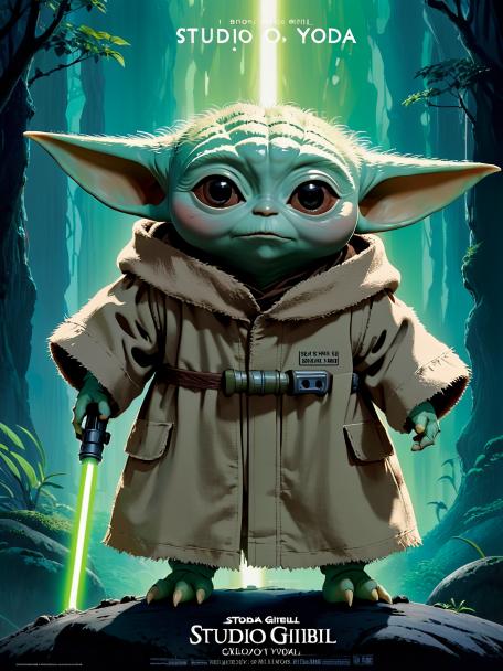 Studio Ghibli. Baby Yoda.