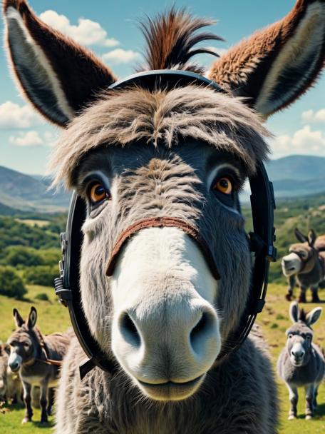 Dominic the donkey