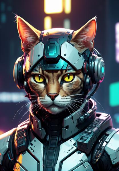 Soldier cat.