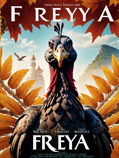 Freya as a turkey