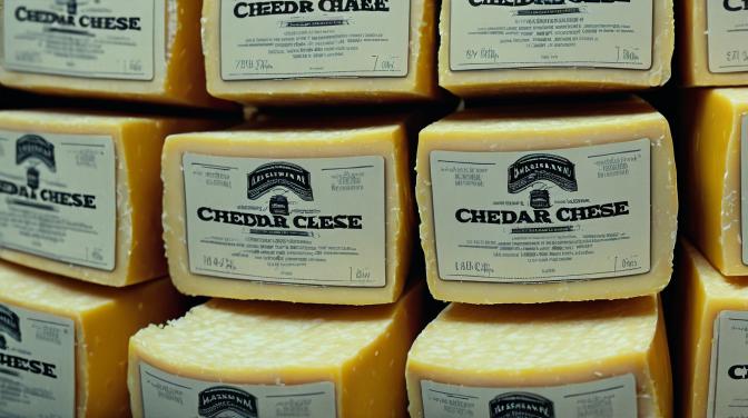 Cheddar cheese.