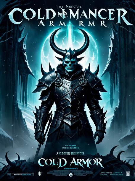 Cold necromancer armor with horns.