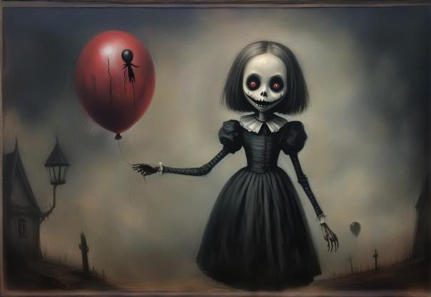 Little Girl with a Balloon