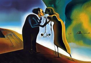 Make them French kiss and make it look very awkward and uncomfortable.