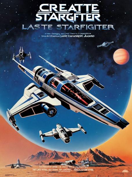 Create an image for the cover of The Last Starfighter.