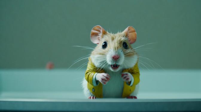 Freaky hamster