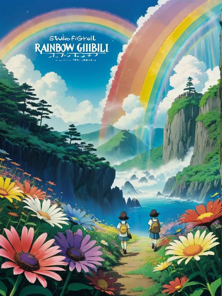 Studio Ghibli, Rainbow Flower.