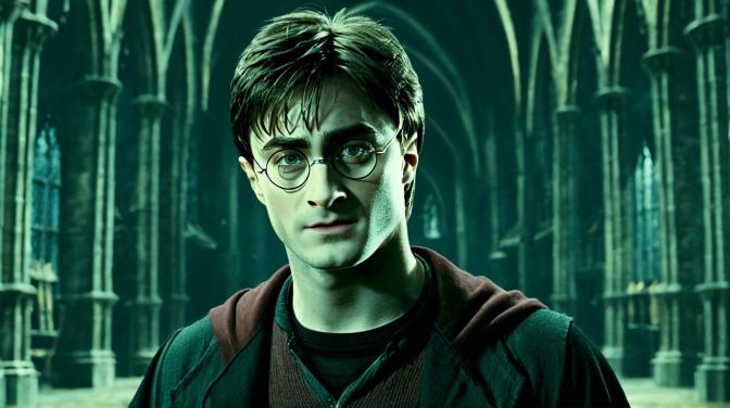 Harry Potter and the Half-Blood Prince with only one Harry Potter and only one Harry Potter facing the camera