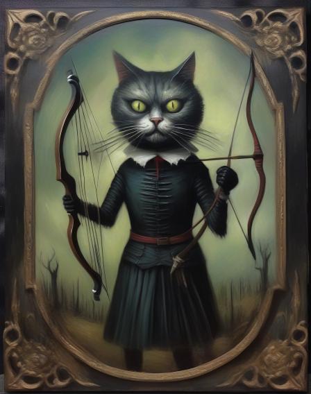 Archery cat