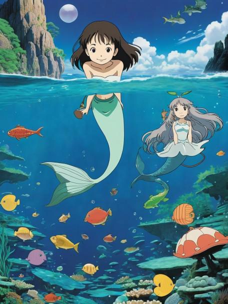 Studio Ghibli and the Lost Mermaid Pearl