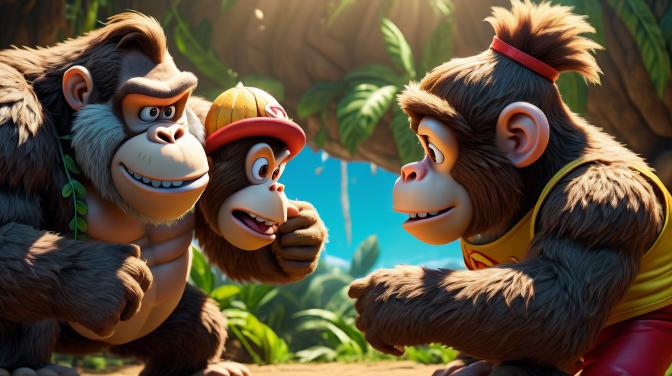 Donkey Kong vs. the Potato Monkey
