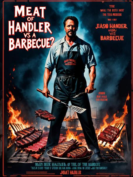 The Meat Handler versus Jason, one hell of a barbecue.