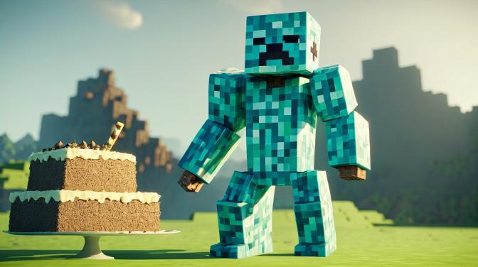Minecraft Cake Golem!
