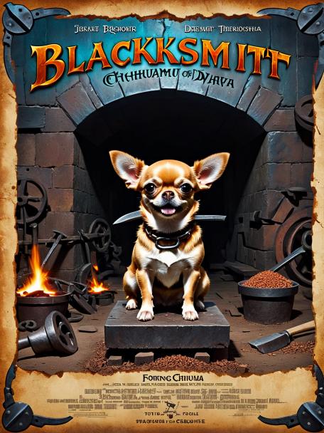 Blacksmith Dwarf's Forging of Chihuahua