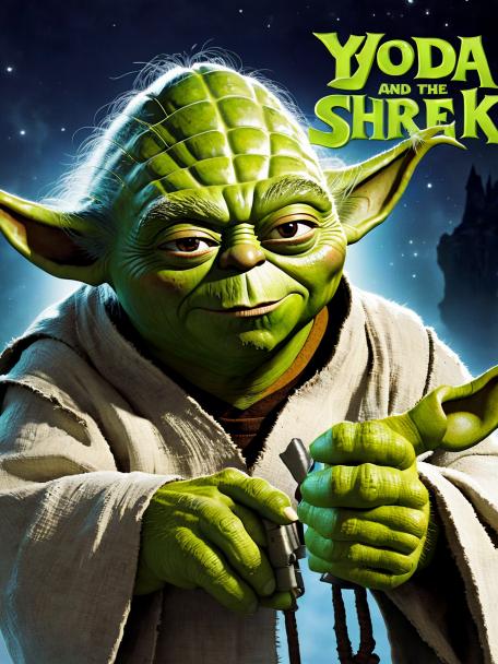 Yoda and Shrek.
