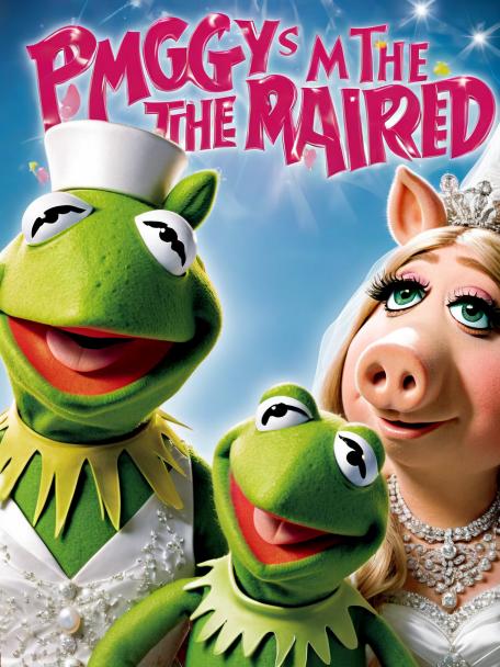 Ms. Piggy and Kermit the Frog get married.